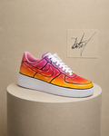 Sunset Gradient Custom Air Force 1 Shoes – Hand Painted